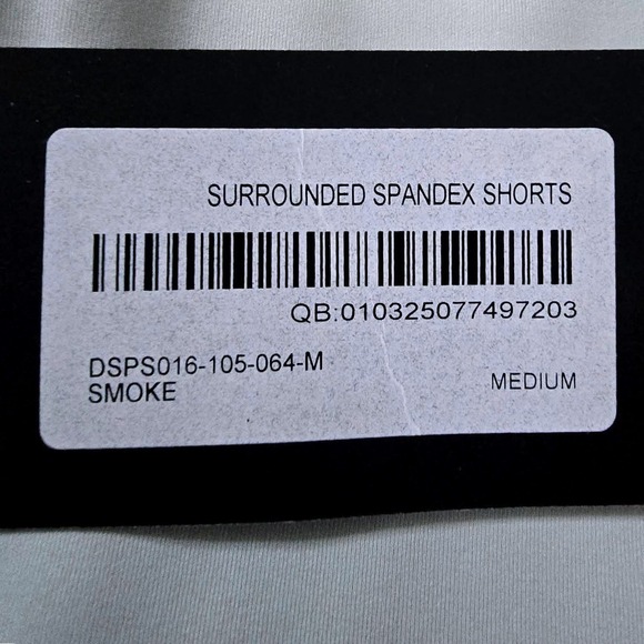 Darc Sport Surrounded Spandex Shorts Smoke Grey Wolves Limited M - Picture 3 of 4